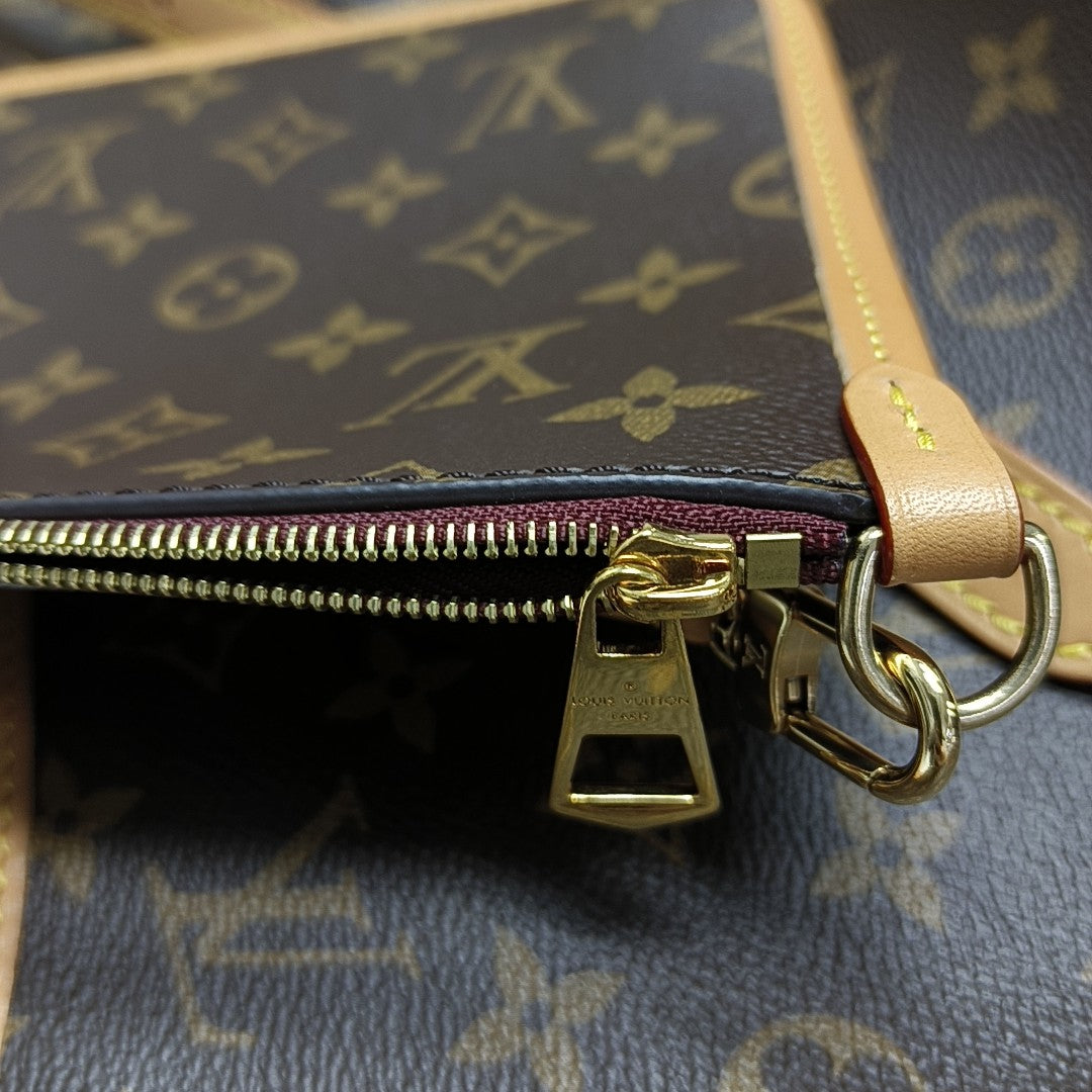 CARRYALL MM Monogram Coated Canvas Brown