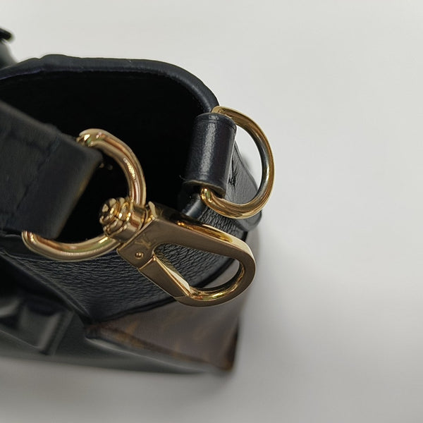 ON MY SIDE PM Monogram Coated Canvas Black