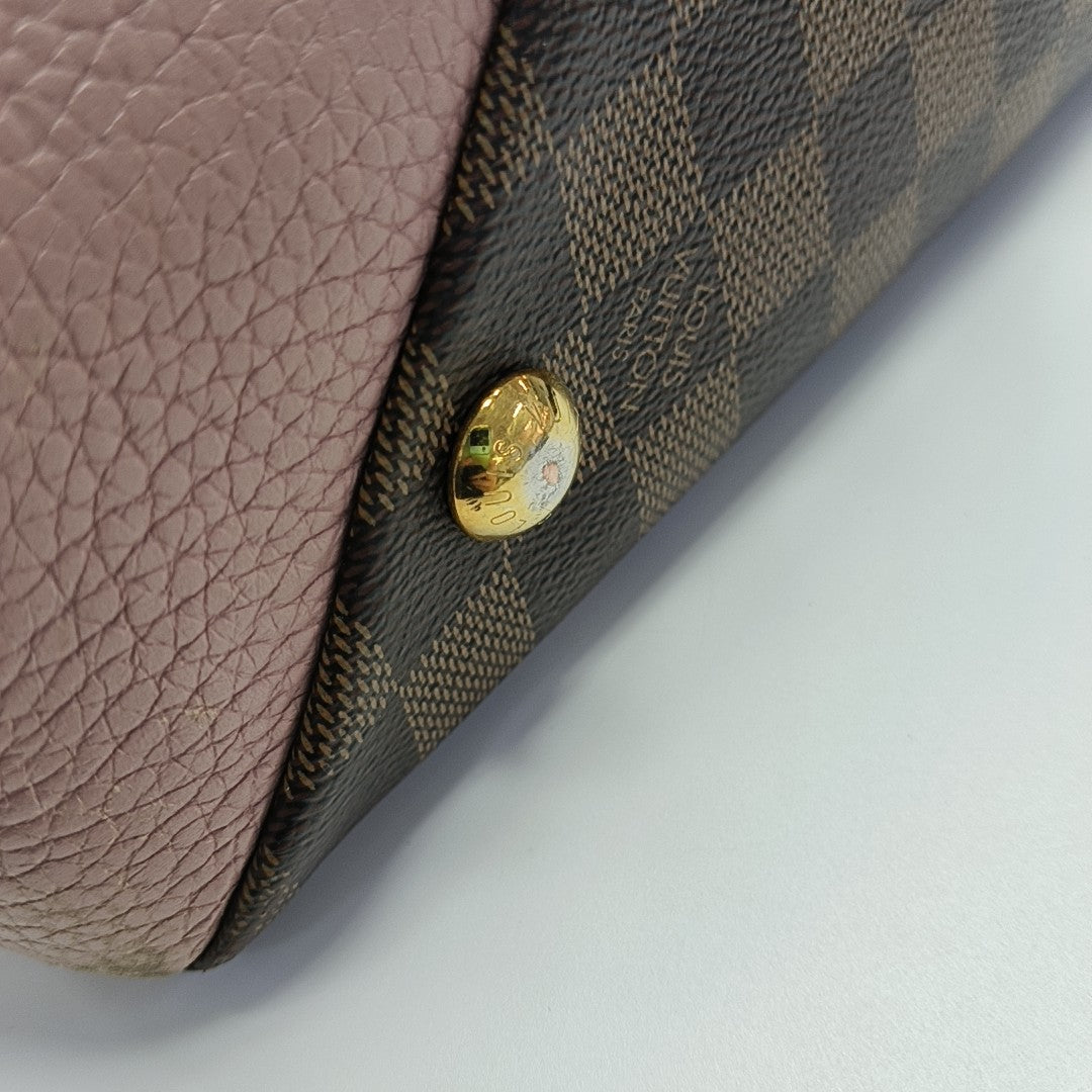BRITTANY BB Damier Ebene Coated Canvas Brown
