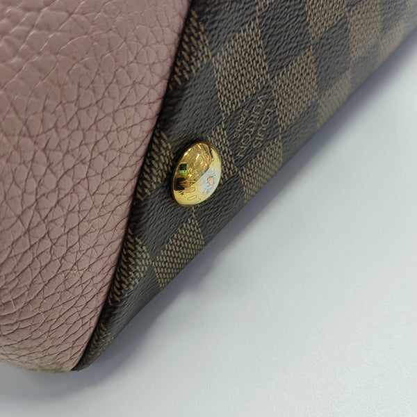 BRITTANY BB Damier Ebene Coated Canvas Brown