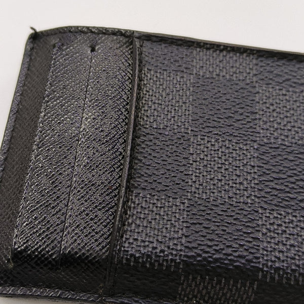Néo Damier Graphite Coated Canvas Black Card Holder