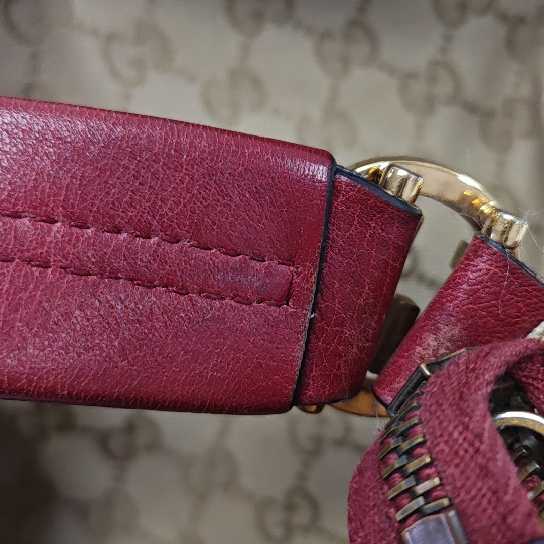 Monogram Canvas Shoulder Bag Beige