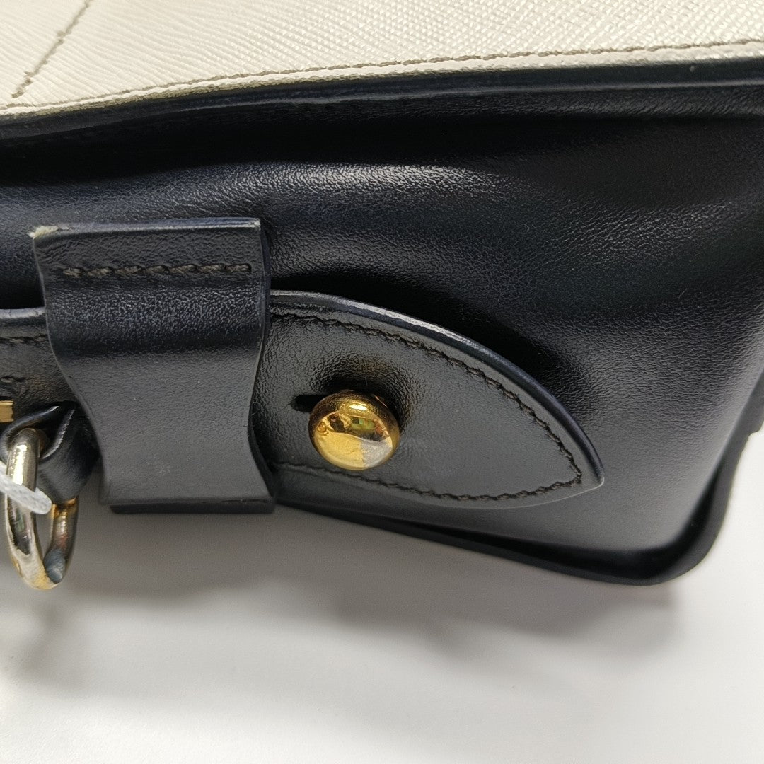Calfskin Shoulder Bag White