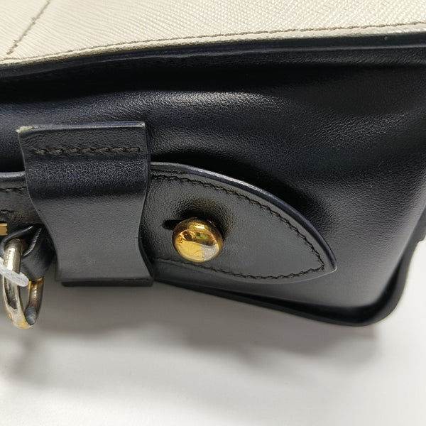 Calfskin Shoulder Bag White