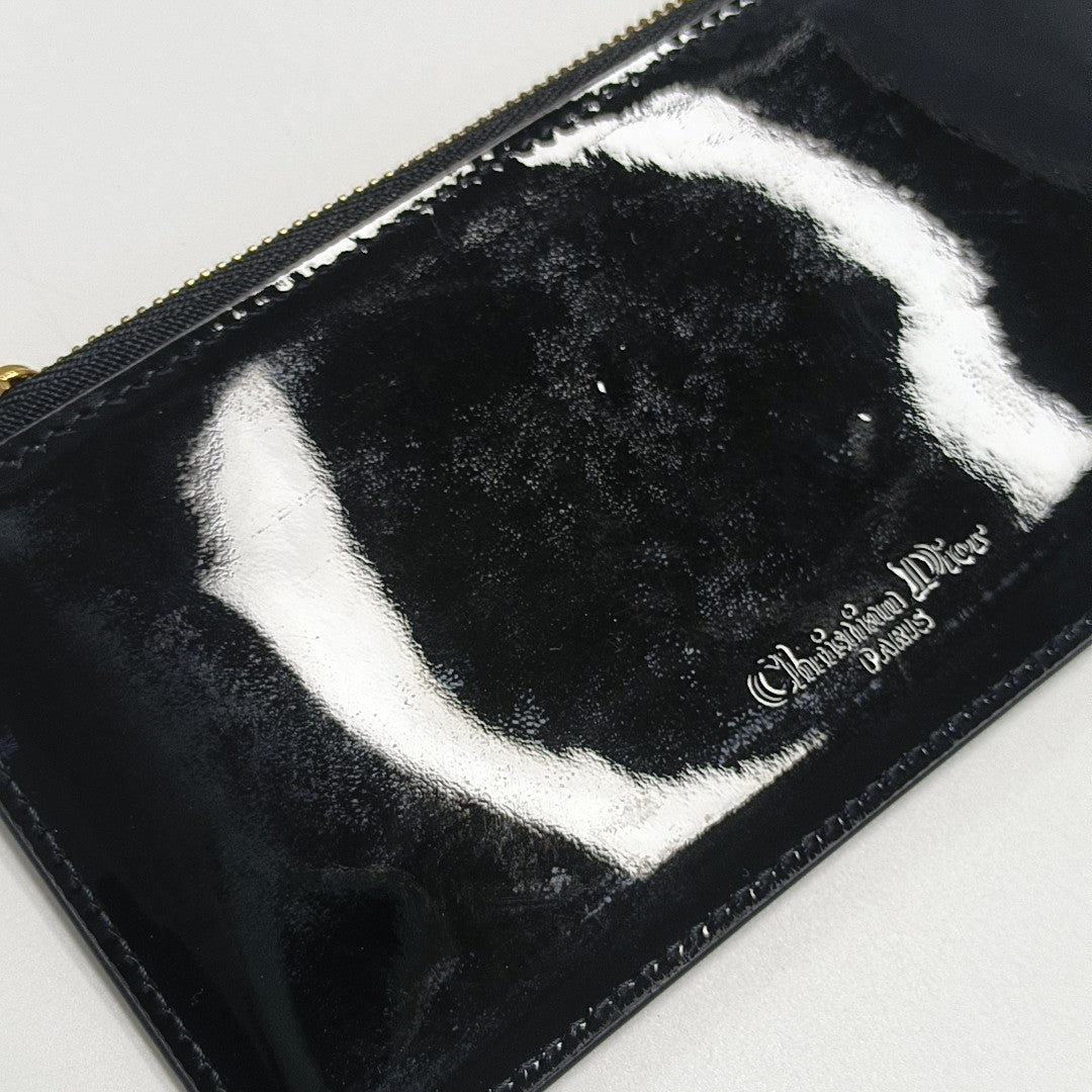 Saddle Mini Patent Leather Black