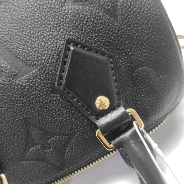 SPEEDY 20 Monogram Calfskin Black
