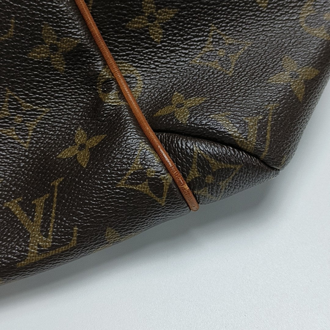 TOTALLY Monogram Coated Canvas Brown