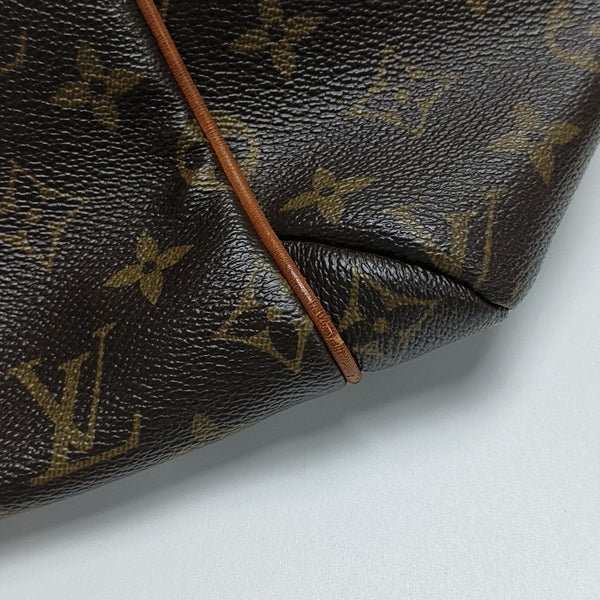 TOTALLY Monogram Coated Canvas Brown