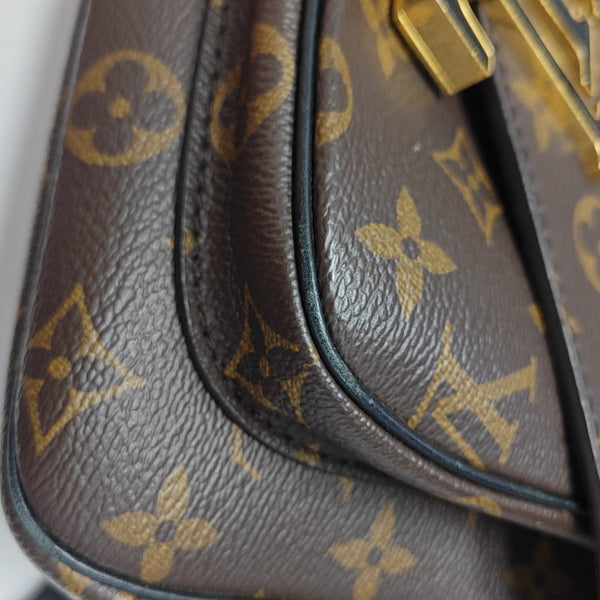 PASSY Monogram Coated Canvas Brown