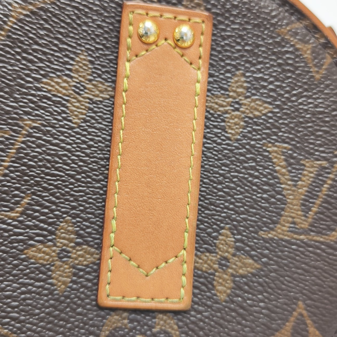 BOITE CHAPEAU Mini Monogram Coated Canvas Brown