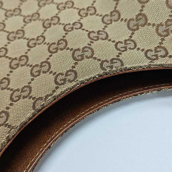 Monogram Canvas Top Handle Bag Brown