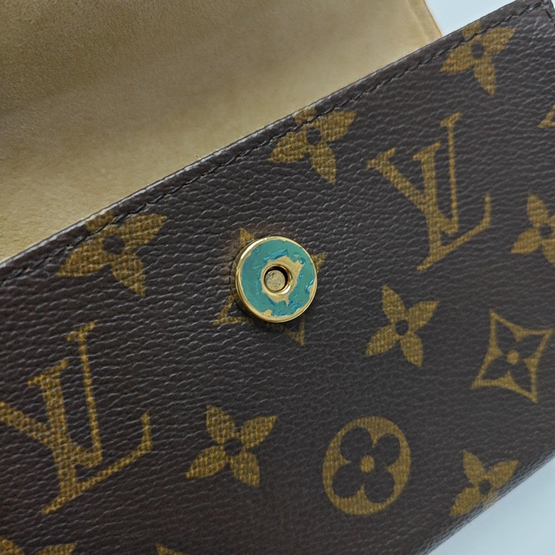 FLORENTINE Monogram Coated Canvas Brown