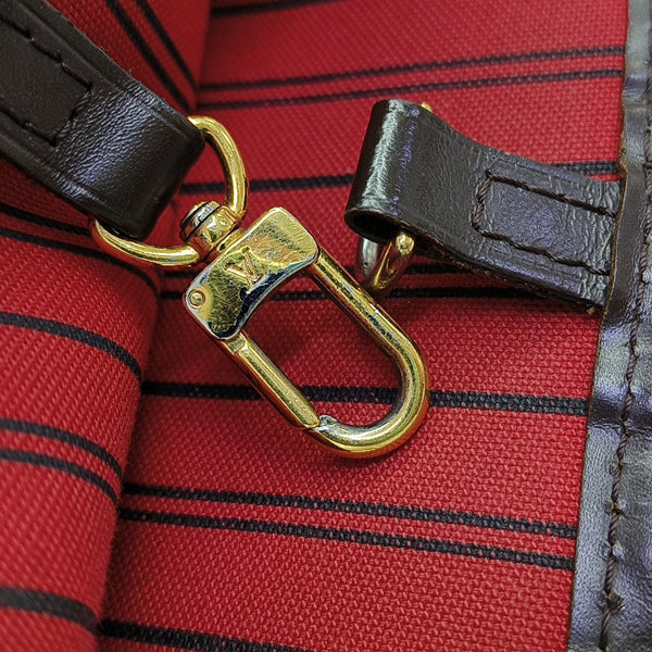 NEVERFULL MM Damier Ebene Coated Canvas Brown