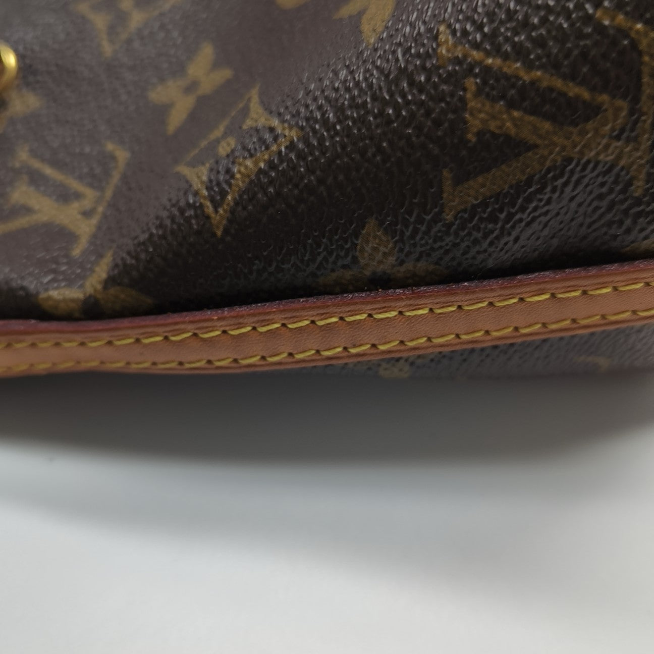 NÉONOÉ Nano Monogram Coated Canvas Brown