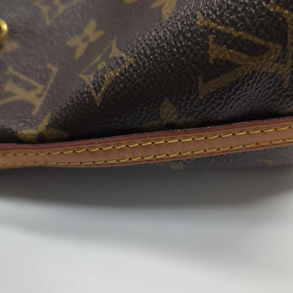 NÉONOÉ Nano Monogram Coated Canvas Brown