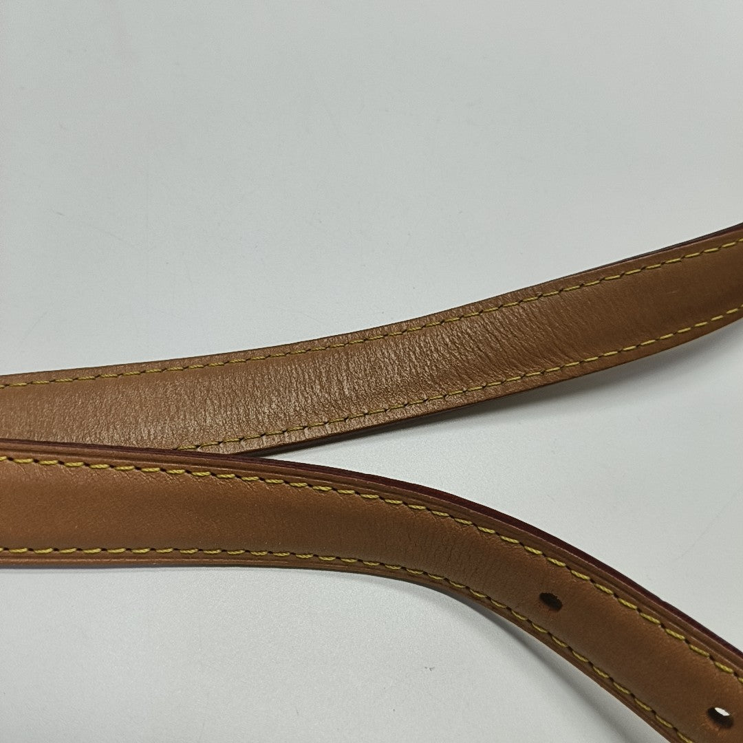 TAMBOURINE Monogram Coated Canvas Brown