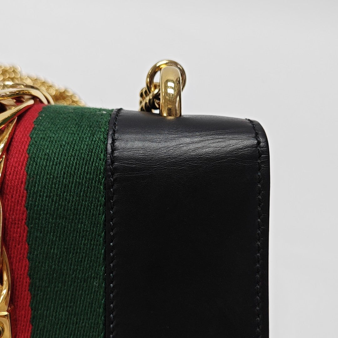 Sylvie Mini Calfskin Black