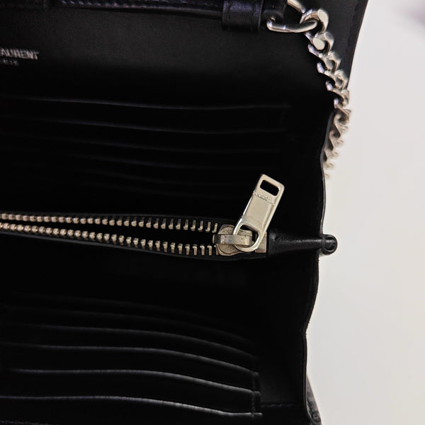 Calfskin Shoulder Bag Black