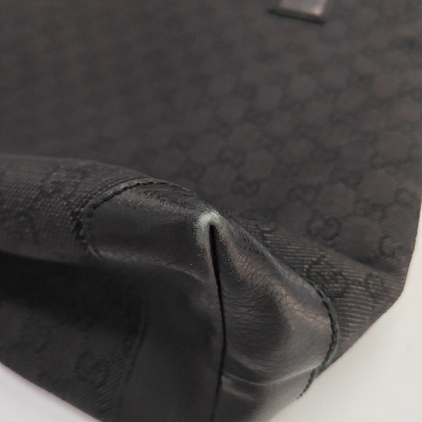 Monogram Canvas Tote Bag Black