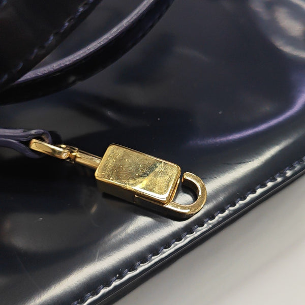 Kelly Patent Leather Blue
