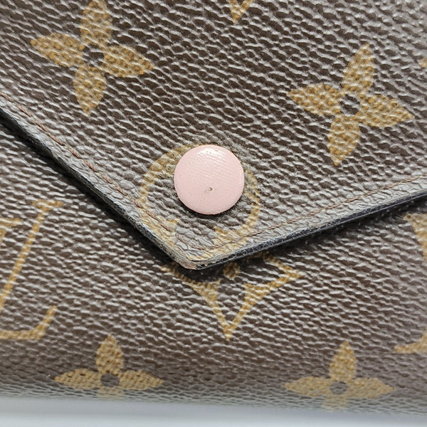 VICTORINE Monogram Coated Canvas Brown Wallet