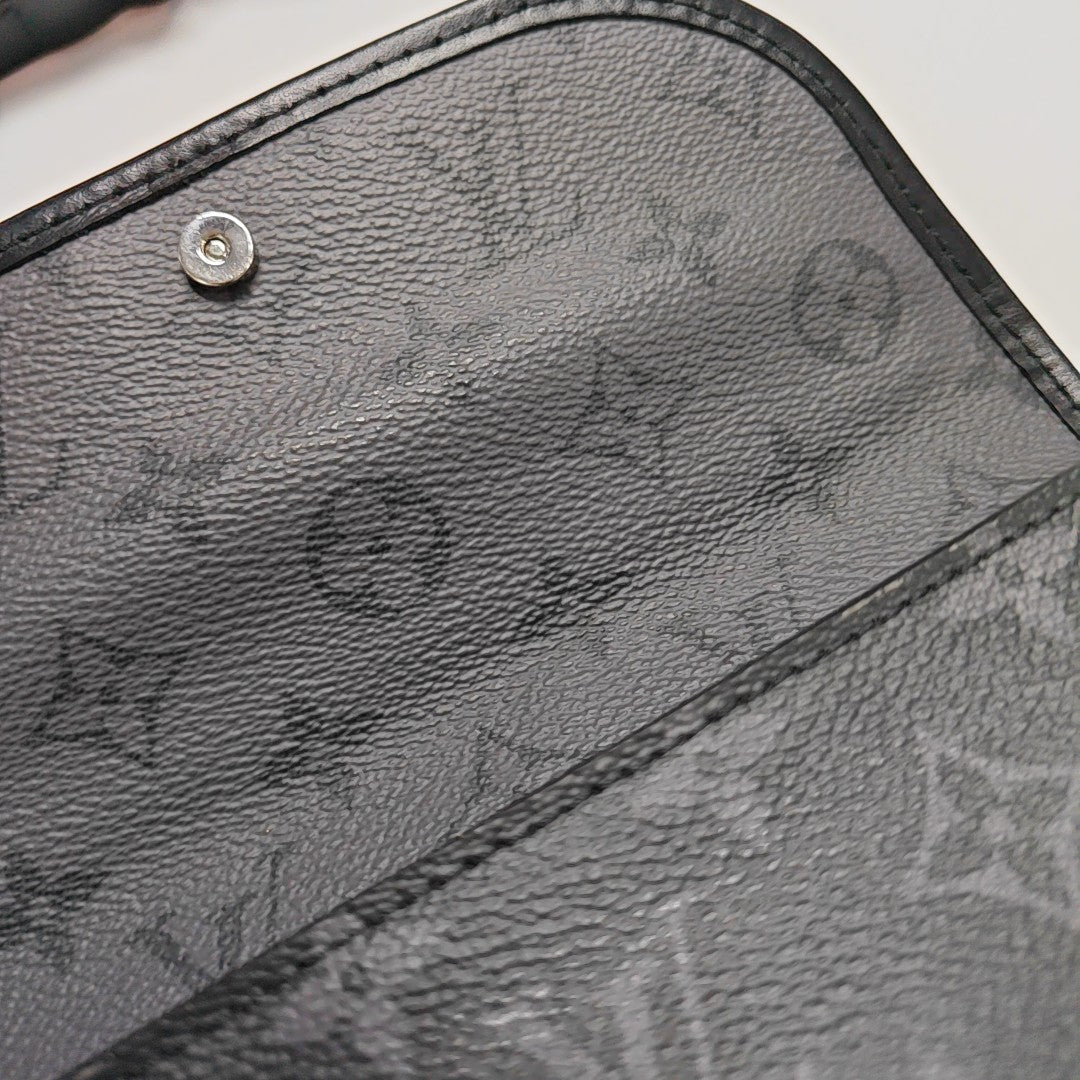 PULSE Mini Monogram Coated Canvas Black