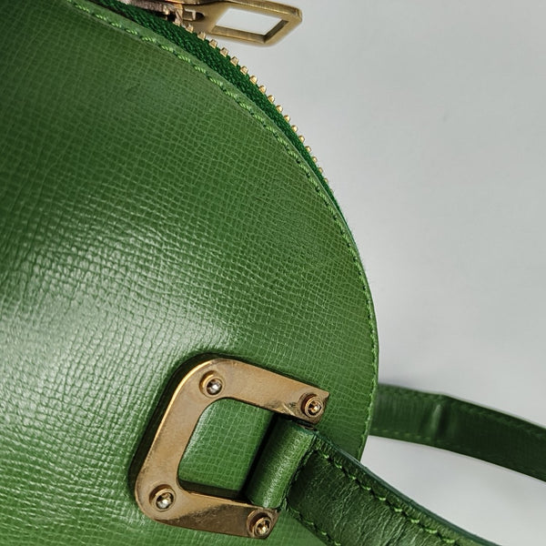 Calfskin Top Handle Bag Green