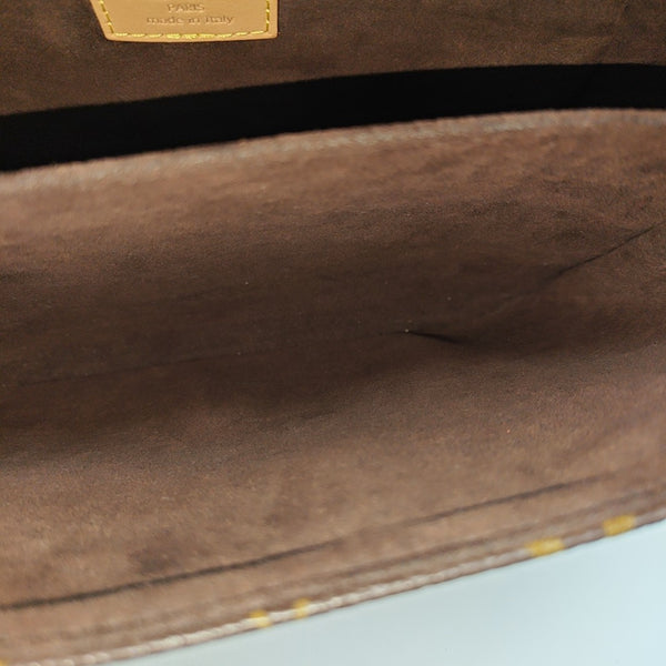 MÉTIS MM Monogram Coated Canvas Brown