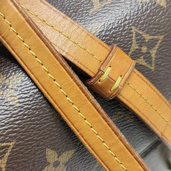 TURENNE Monogram Coated Canvas Brown