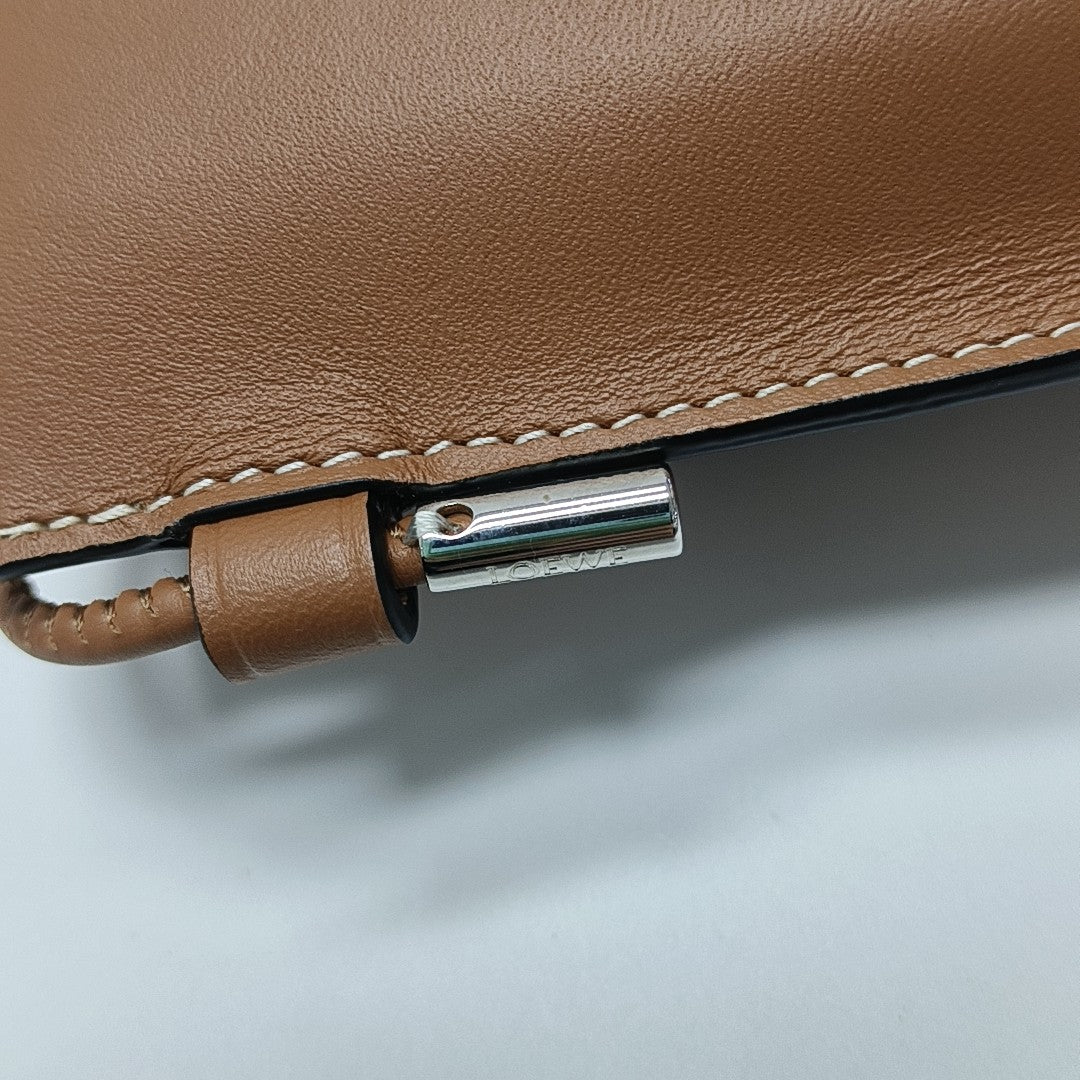 Calfskin Shoulder Bag Brown