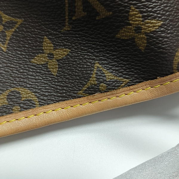 NEVERFULL INSIDE OUT GM Monogram Coated Canvas Brown