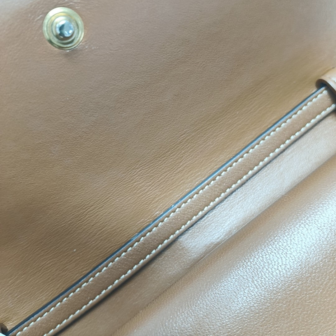 TRIOMPHE CANVAS Small Coated Canvas Brown