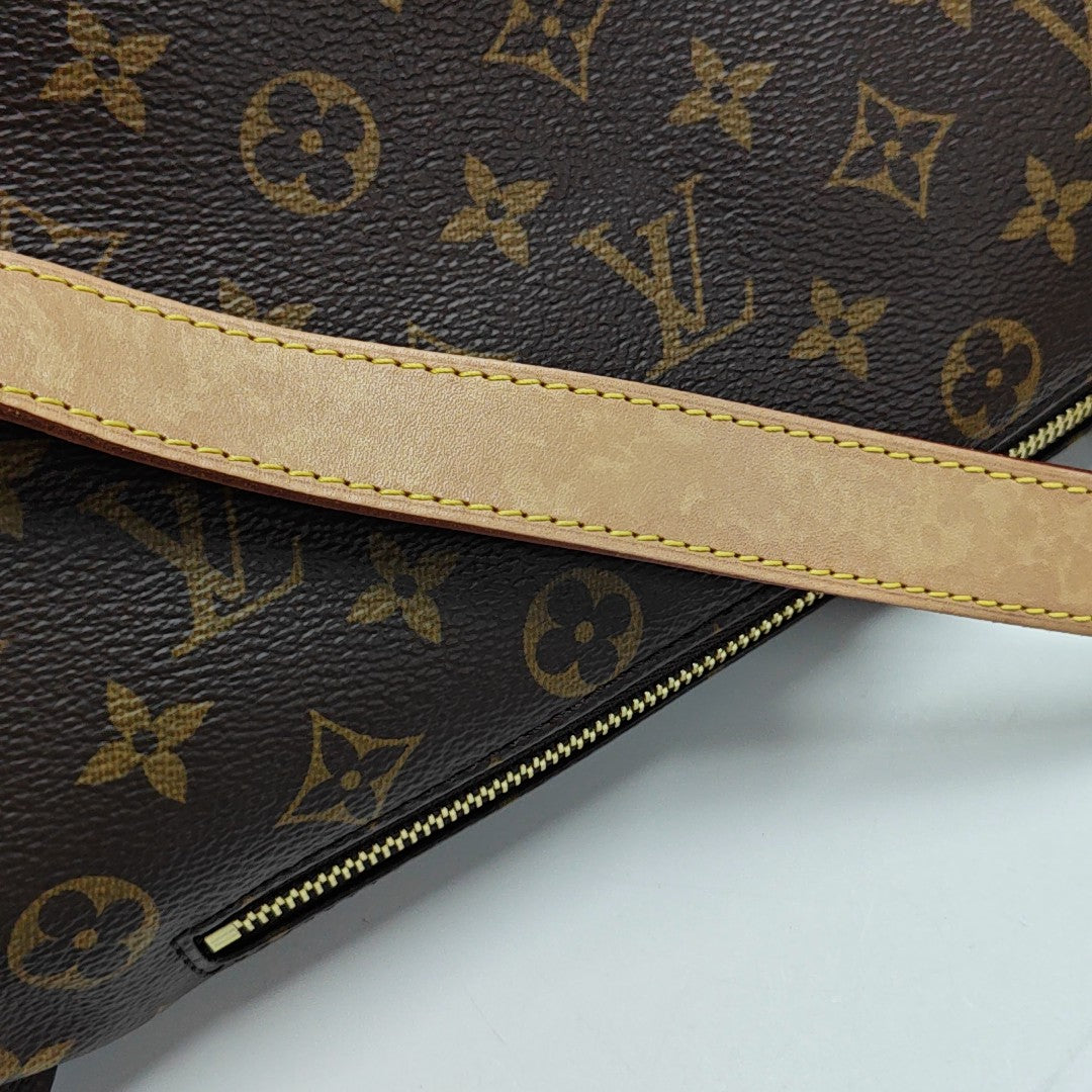 BUMBAG Monogram Coated Canvas Brown
