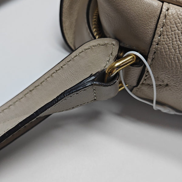Buckle Calfskin Beige