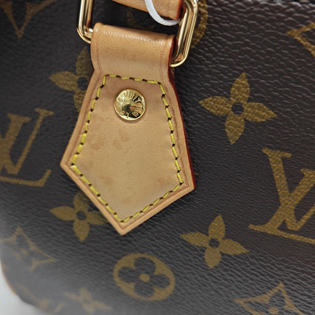 SPEEDY 20 Monogram Coated Canvas Brown