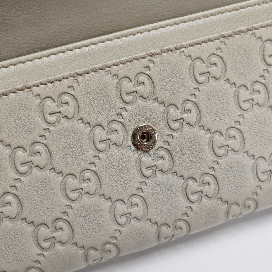 Lovely Monogram Calfskin White Wallet