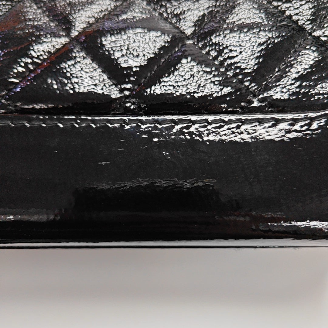 GABRIELLE Small Quilted Lambskin Black