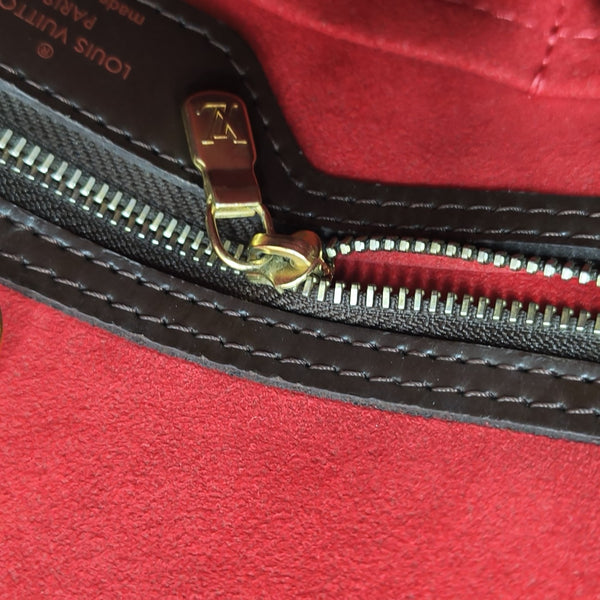 HAMPSTEAD GM Damier Ebene Coated Canvas Brown