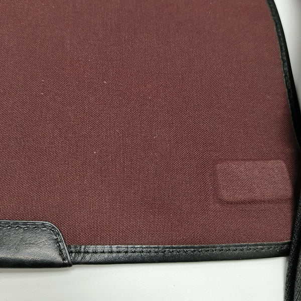 BASS Monogram Coated Canvas Brown