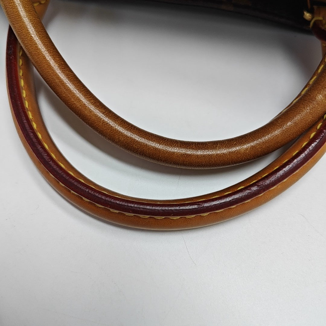 MONTAIGNE BB Monogram Coated Canvas Brown