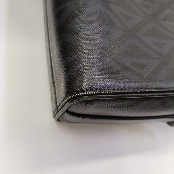 Lingot Oblique Coated Canvas Black