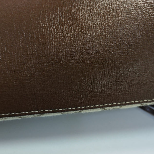 The Hacker Project Medium Monogram Canvas Beige
