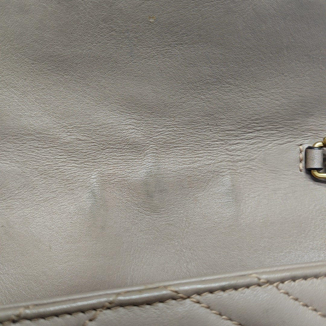 GG Marmont Mini Quilted Calfskin Beige