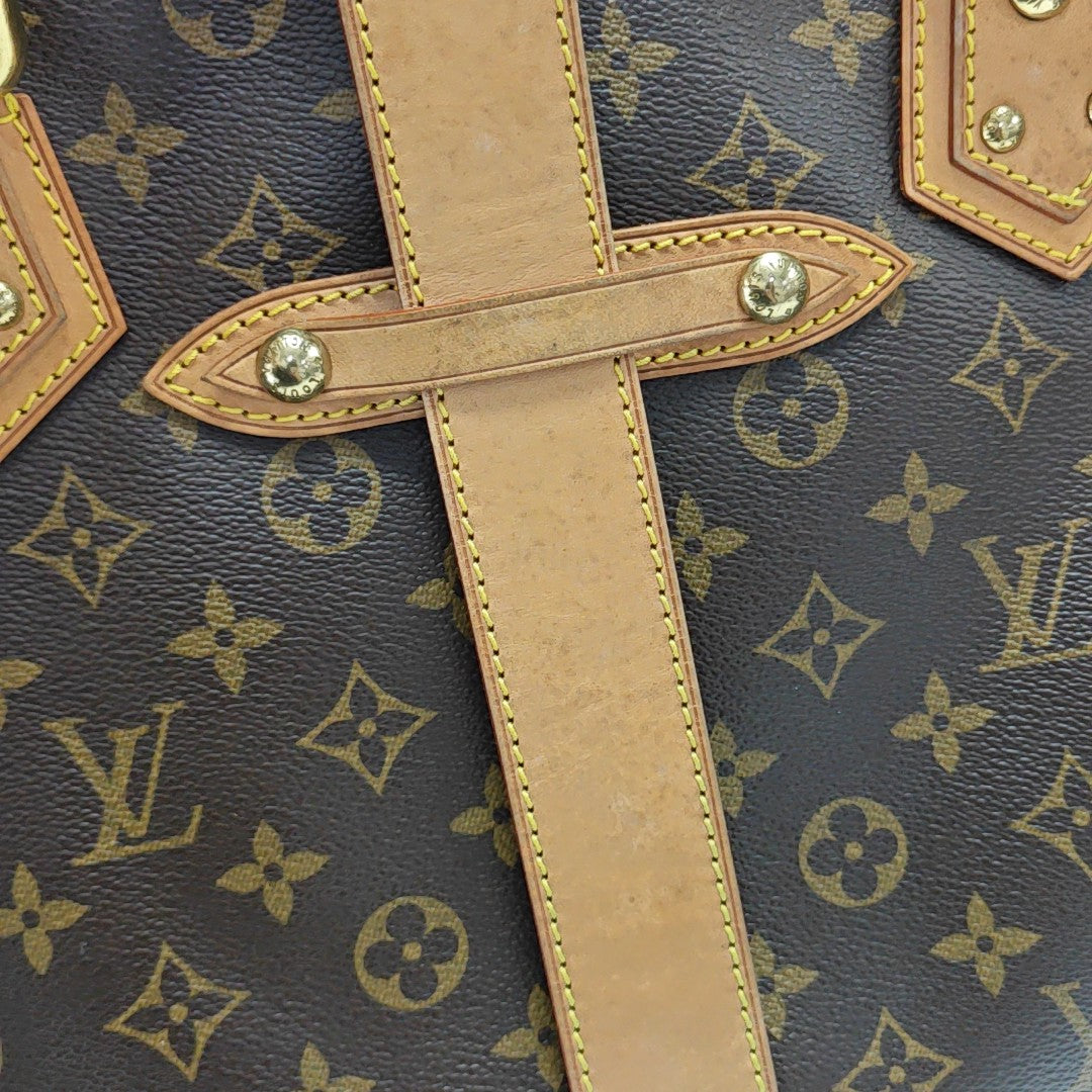 MANHATTAN GM Monogram Coated Canvas Brown