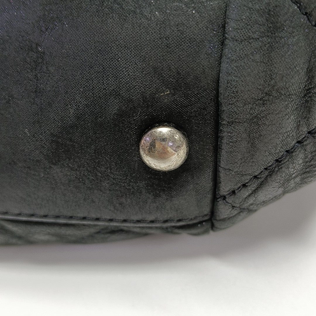 IRIDESCENT Quilted Calfskin Gray