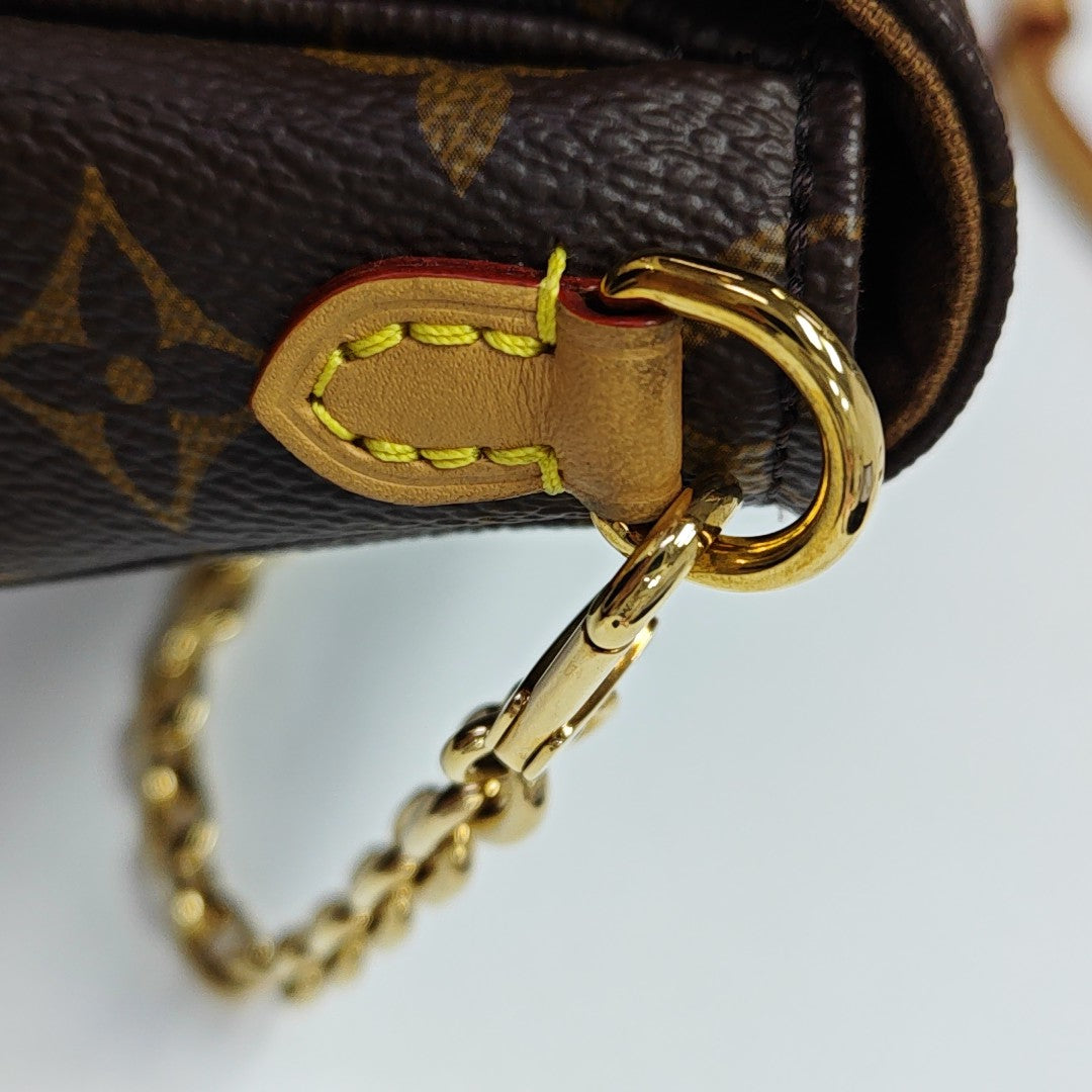 IVY Monogram Coated Canvas Brown