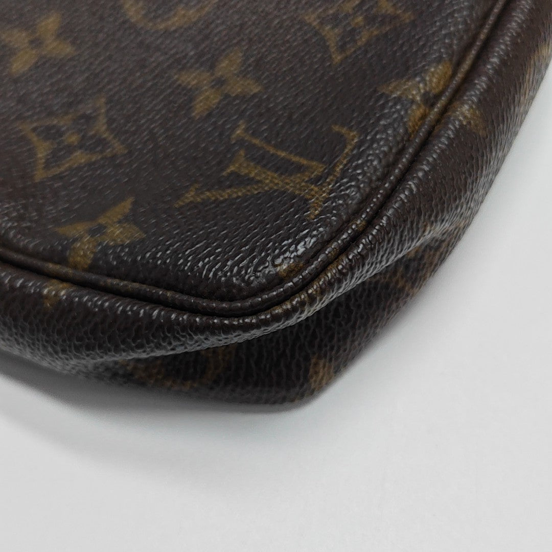 ACCESSOIRES Monogram Coated Canvas Brown