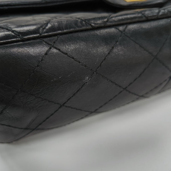 2.55 227 (jumbo) Quilted Calfskin Black