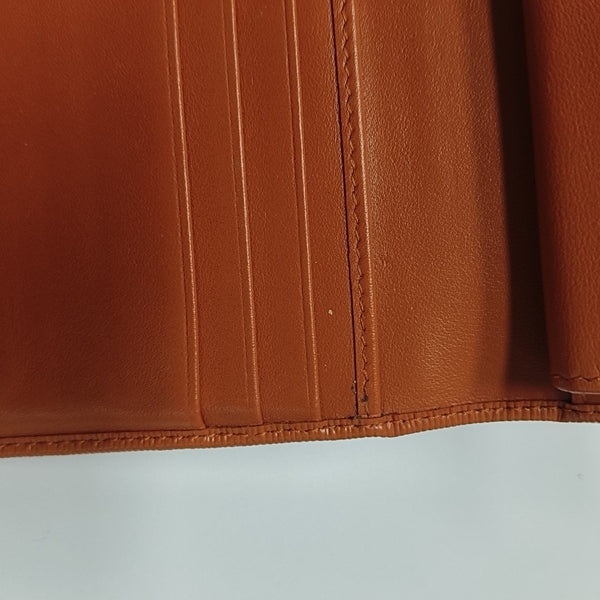 Saffiano Calfskin Wallet Orange