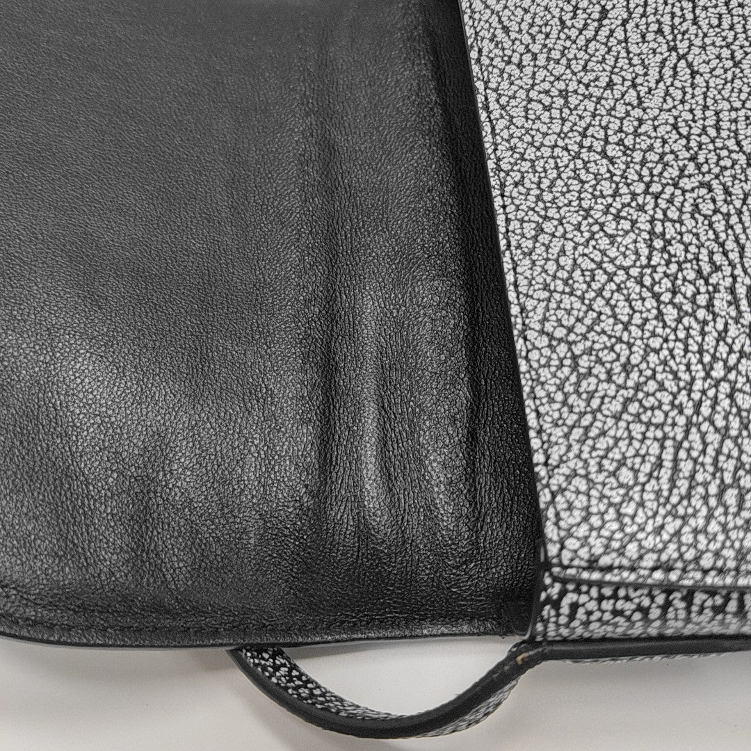 TROTTEUR Small Calfskin Black
